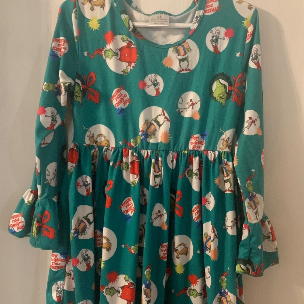 Grinch dress girls size 6